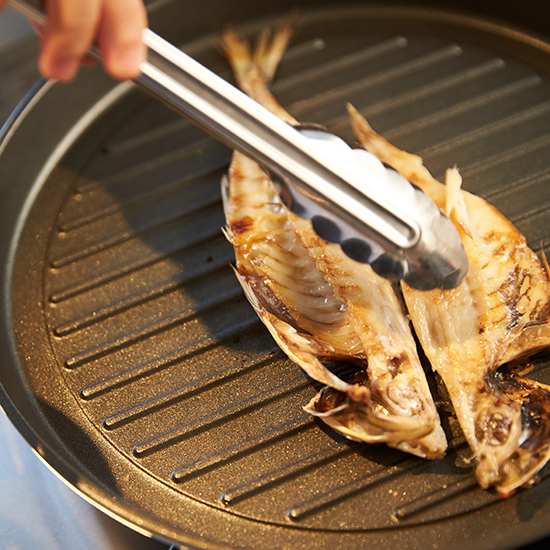 魚焼きグリルがなくて、お魚はどう焼くの？